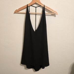 Express Strappy Black Tank Top